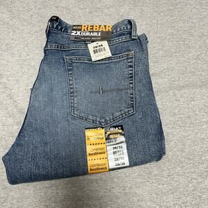 NWT ARIAT M4 Rebar Durastretch Blue Jeans Relaxed Boot Cut Men’s 38x36 #10021854